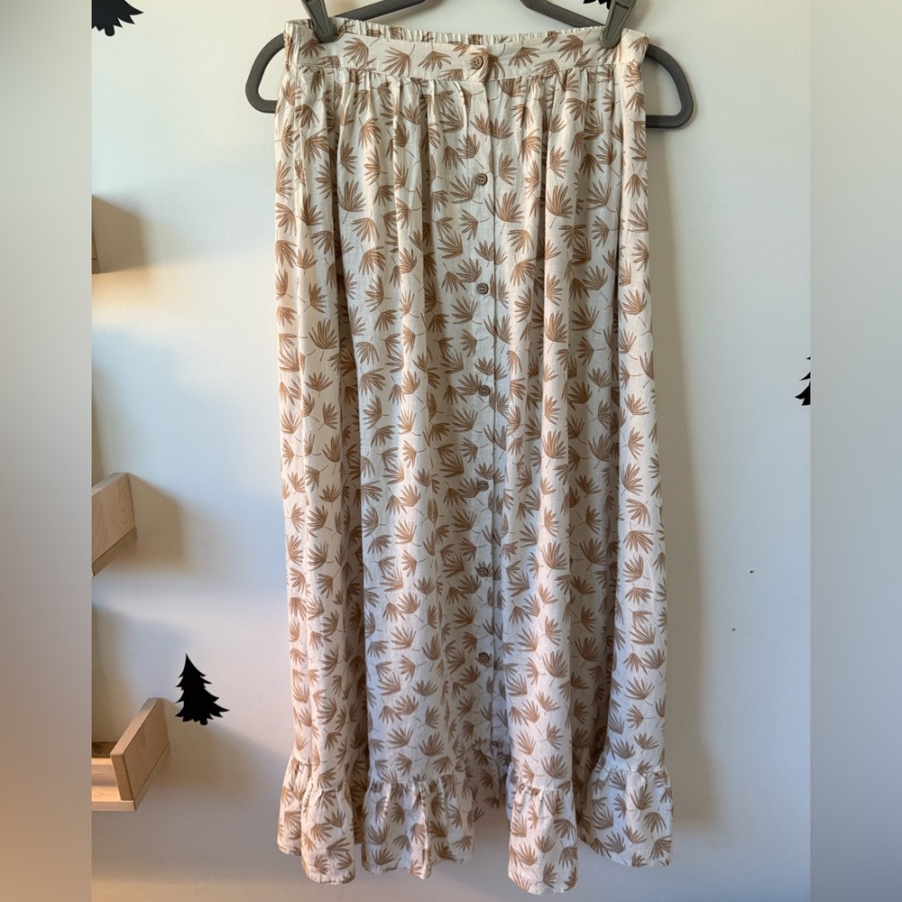 NWT Rylee + Cru Women’s Oceanside Skirt / Palm - Small & Medium